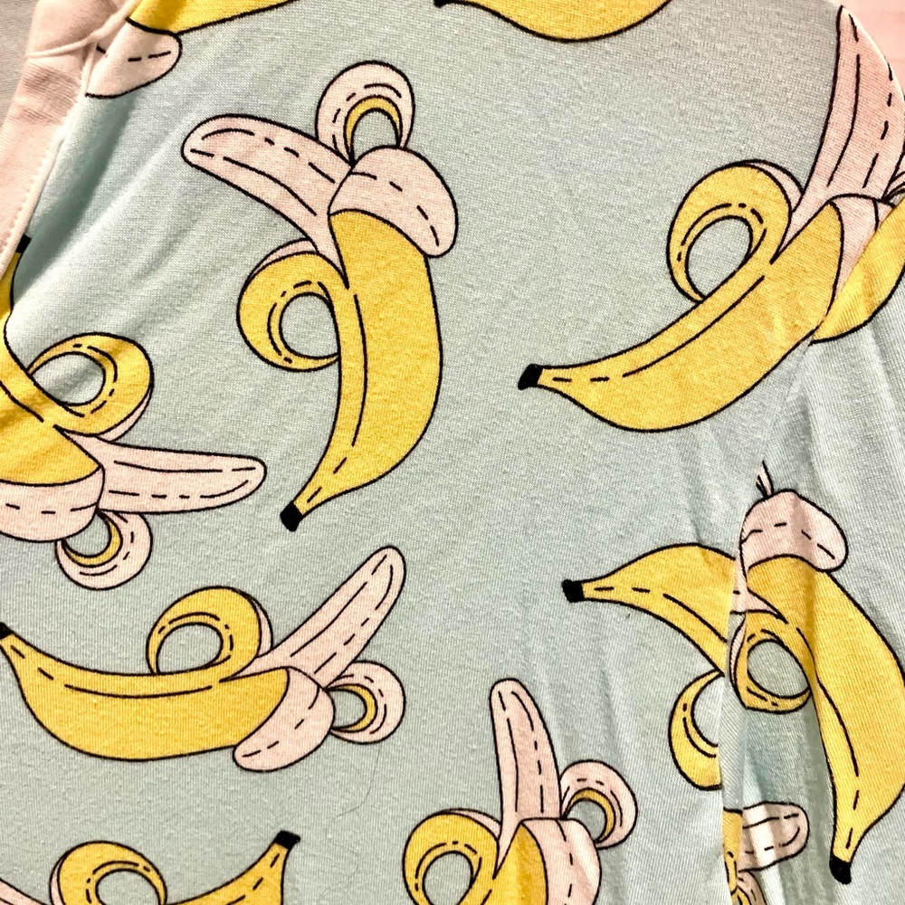Little Sleepies Bananas Women’s Jogger Pajama Set size Small Long Sleeve - Picture 8 of 9